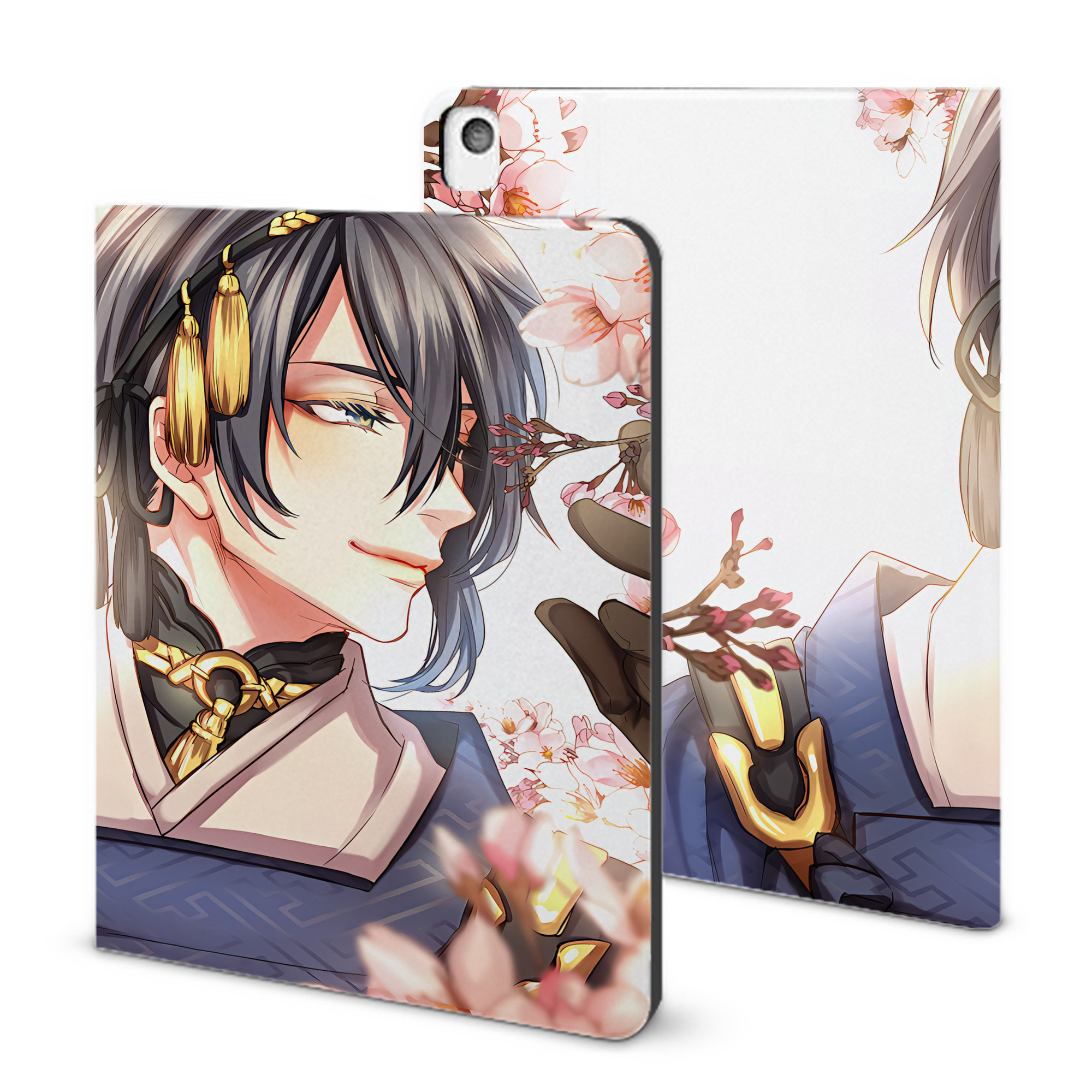 （画像用） 刀剣乱舞 Touken Ranbu IPadケース ペンホルダー付き ブックスタイルデザイン